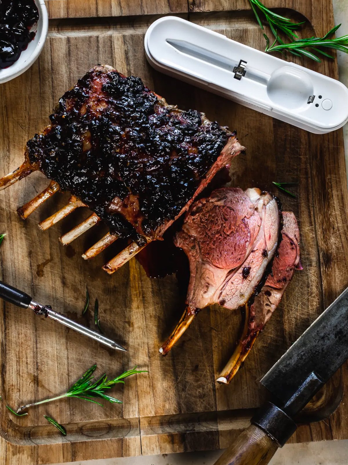 steak on cutting board